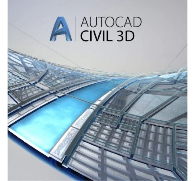 ПЗ для 3D (САПР) Autodesk Civil 3D Commercial Single-user Annual Subscription Renewal (237I1-006845-L846)
