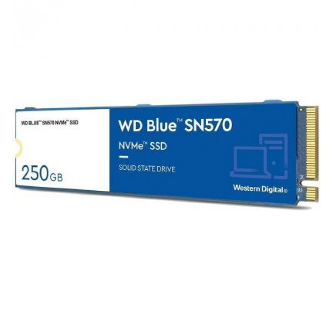 Накопичувач SSD M.2 2280 250GB SN570 WD (WDS250G3B0C)