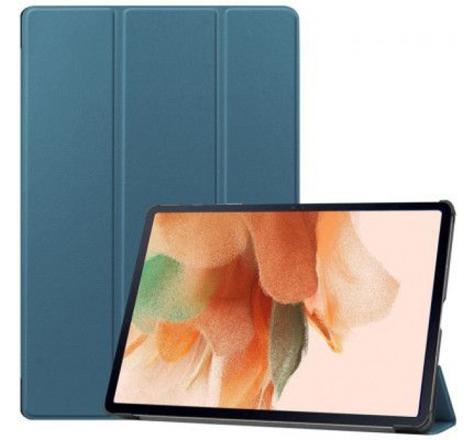 Чохол до планшета BeCover Samsung Tab S7 FE 12.4 SM-T730/SM-T735/S8 Plus 5G SM-X800/SM-X806 Dark Green (706701)
