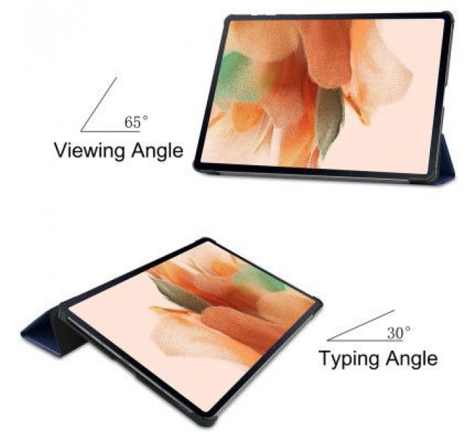 Чохол до планшета BeCover Samsung Galaxy Tab S7 FE 12.4 SM-T730/SM-T735/S8 Plus 5G SM-X800/SM-X806 Deep Purple (706700)