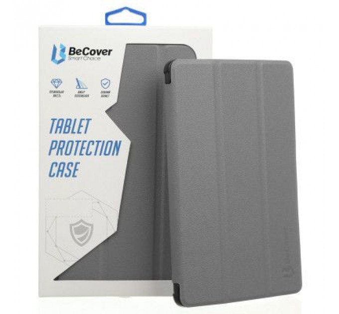 Чохол до планшета BeCover Samsung Galaxy Tab S7 FE 12.4 SM-T730/SM-T735/S8 Plus 5G SM-X800/SM-X806 Gray (706702)