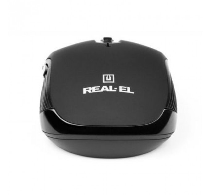 Мишка REAL-EL RM-330 Wireless Black