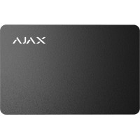 Безконтактна картка Ajax Pass Black (10шт) для клавіатури KeyPad Plus