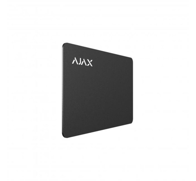 Ajax Безконтактна картка Ajax Pass Black (10шт) для клавіатури KeyPad Plus