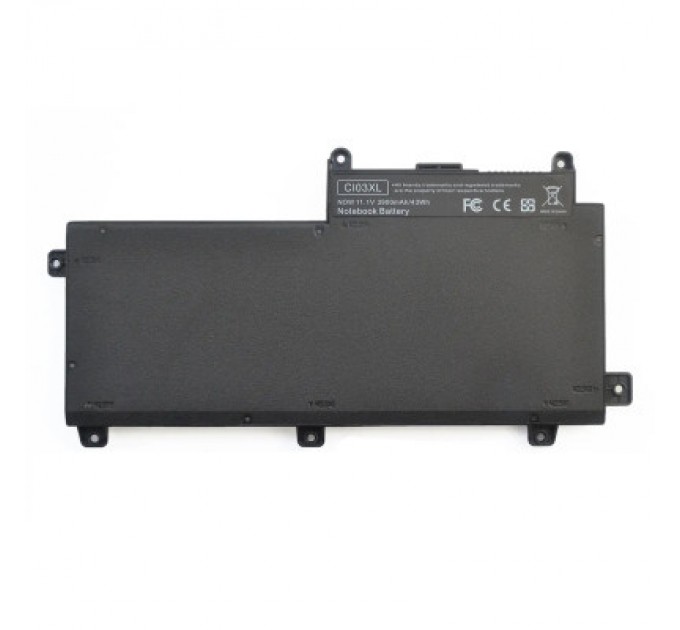 AlSoft Акумулятор до ноутбука HP ProBook 650 G2 CI03XL, 43Wh (3900mAh), 3cell, 11.1V, Li-ion AlSoft (A47906)