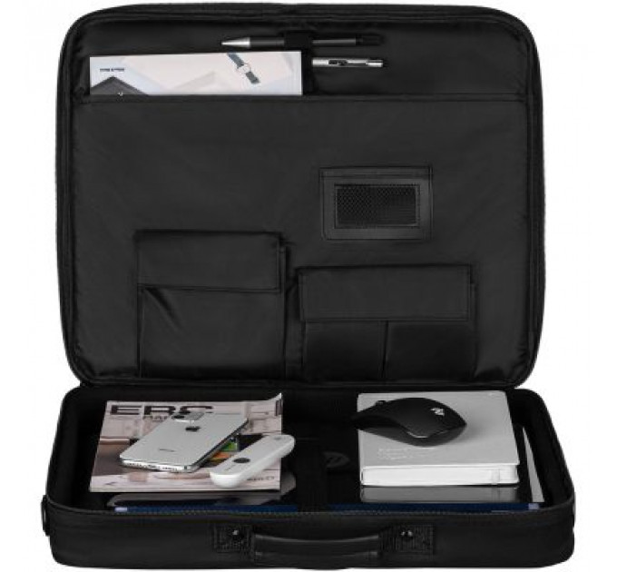 Сумка для ноутбука 2E 17" CBT6817 TopLoad Classic, black (2E-CBT6817BK)
