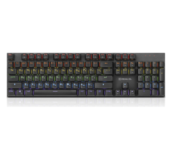 REAL-EL Клавіатура REAL-EL M 13 USB Grey (EL123100045)