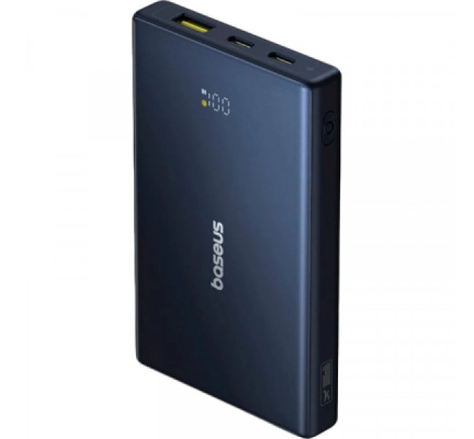 Baseus Батарея універсальна Baseus 10000mAh PicoGo 20W PD, QC, USB-A, 2*USB-C, Black (P10076801123-00)