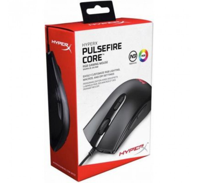 Мишка HyperX Pulsefire Core RGB Black (4P4F8AA)