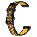 BeCover Ремінець BeCover Vents Style для Huawei Band 7/Honor Band 7 Black-Orange (709441)