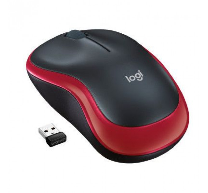 Мишка Logitech M185 red (910-002240)