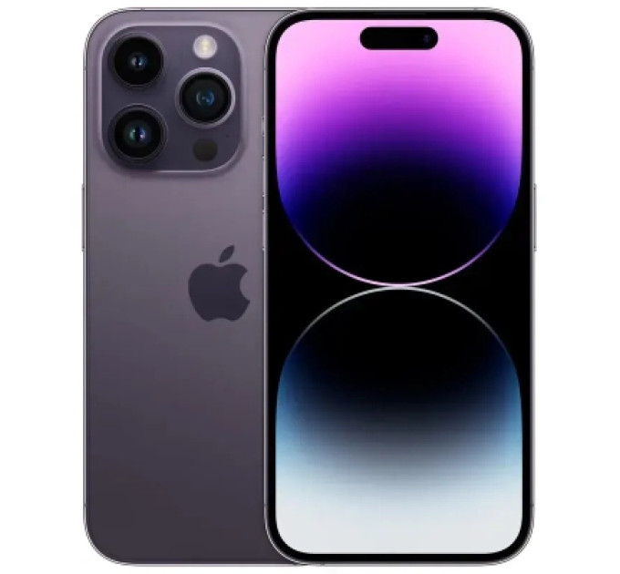 Apple Мобільний телефон Apple iPhone 14 Pro 256Gb Deep Purple (REF B) BREEZY (2BMQ1F3)