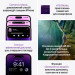 Apple Мобільний телефон Apple iPhone 14 Pro 256Gb Deep Purple (REF B) BREEZY (2BMQ1F3)