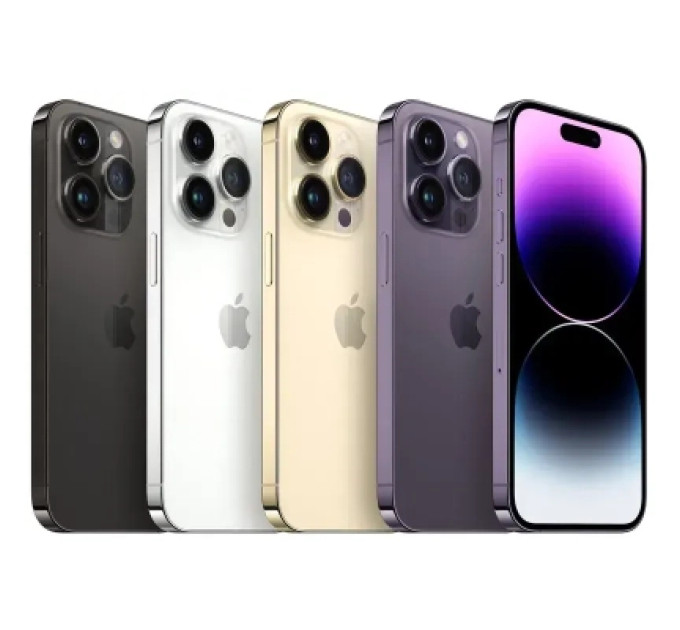 Apple Мобільний телефон Apple iPhone 14 Pro 256Gb Deep Purple (REF B) BREEZY (2BMQ1F3)