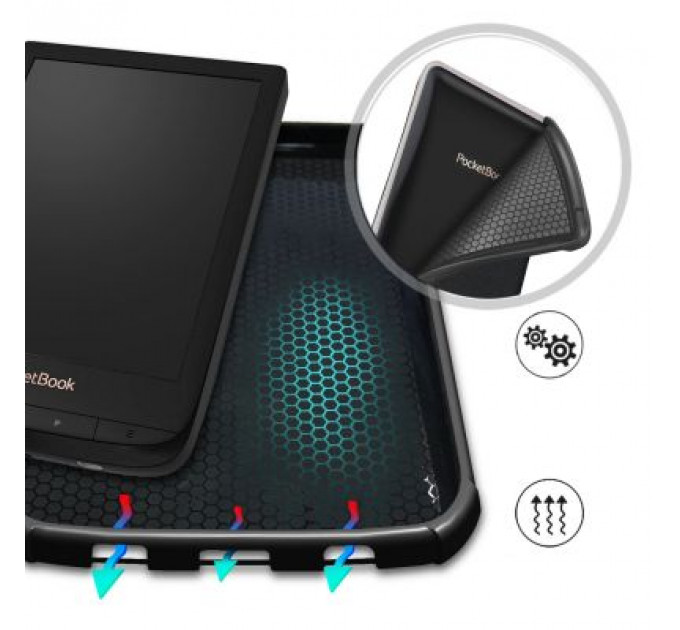Чохол до електронної книги BeCover Pocketbook 6" 606/616/617/627/628/632/633 Black (707152)
