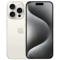 Мобільний телефон Apple iPhone 15 Pro 128Gb White Titanium (REF A) BREEZY (2AMTUW3)