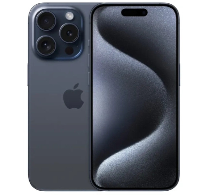 Apple Мобільний телефон Apple iPhone 15 Pro Max 256Gb Blue Titanium (REF B) BREEZY (2BMU7A3)