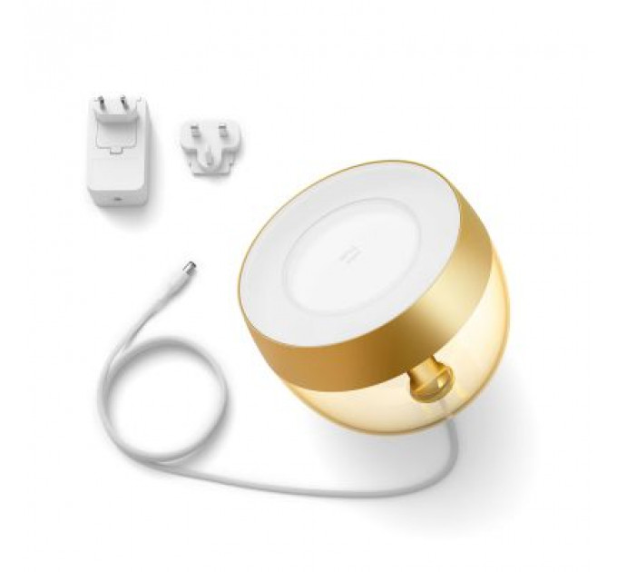 Настільна лампа Philips Hue Iris, Color, BT, DIM, золотиста (929002376401)
