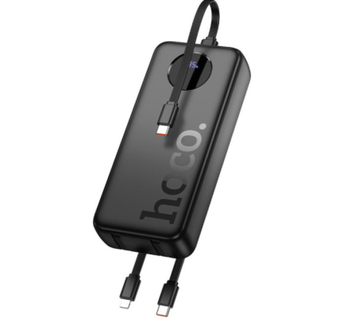 HOCO Батарея універсальна HOCO 20000mAh, PD/20W, 22.5W, Black (J132A / 42067 / Black)