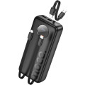 HOCO Батарея універсальна HOCO 20000mAh, PD/20W, 22.5W, Black (J132A / 42067 / Black)
