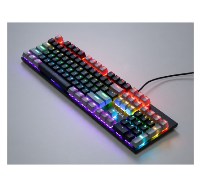 Vinga Клавіатура Vinga KBGM-090 LED Red Switch USB Grey/Black (KBGM-090R Grey/Black)