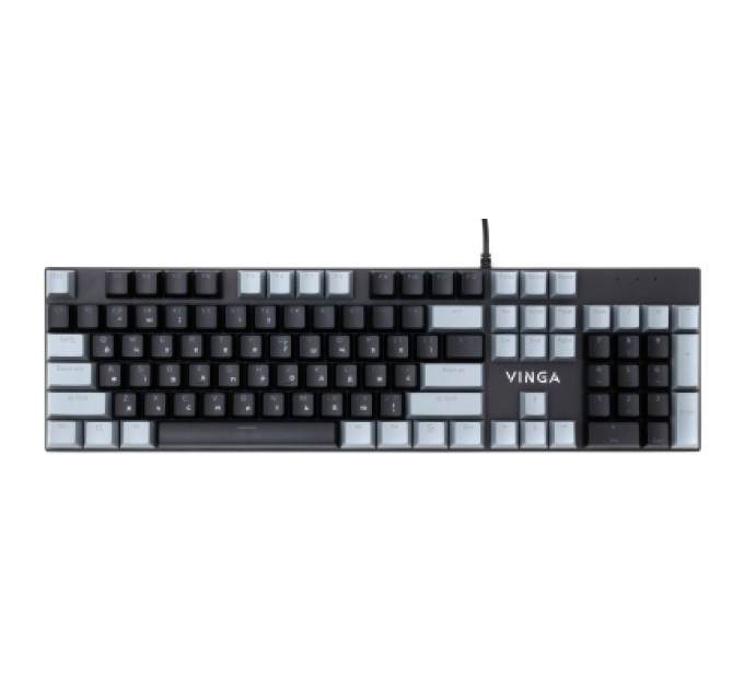 Vinga Клавіатура Vinga KBGM-090 LED Red Switch USB Grey/Black (KBGM-090R Grey/Black)