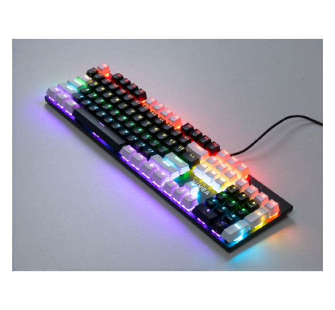 Vinga Клавіатура Vinga KBGM-095 LED Orange Switch USB White/Black (KBGM-095Y White/Black)