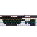 Vinga Клавіатура Vinga KBGM-095 LED Brown Switch USB White/Black (KBGM-095BR White/Black)