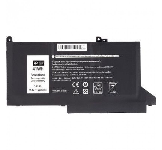 Акумулятор до ноутбука DELL Latitude 7280 (DJ1J0) 11.4V 3600mAh PowerPlant (NB441488)