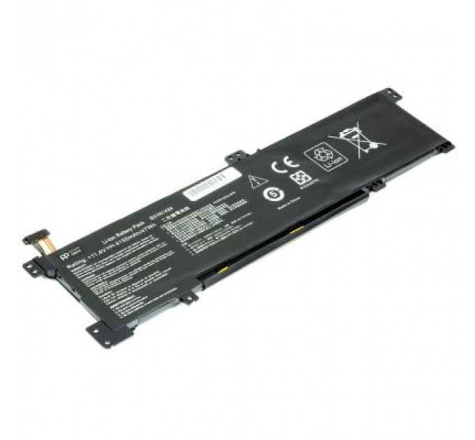 Акумулятор до ноутбука PowerPlant ASUS A401L (B31N1424) 11.4V 4150mAh (NB431267)