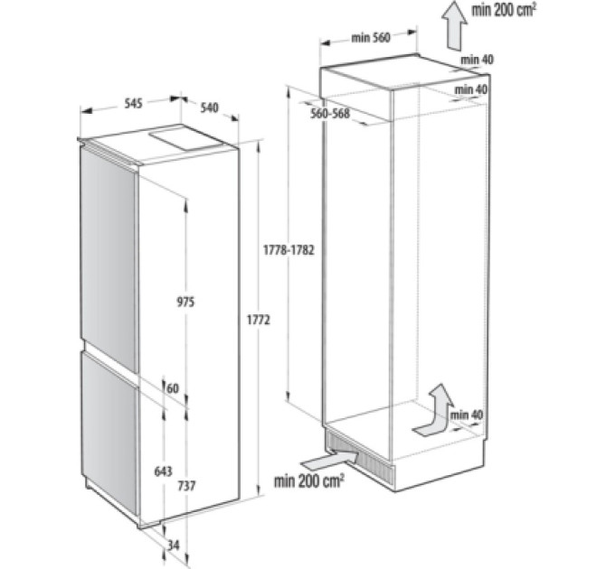 Gorenje Холодильник Gorenje NRKI517E41