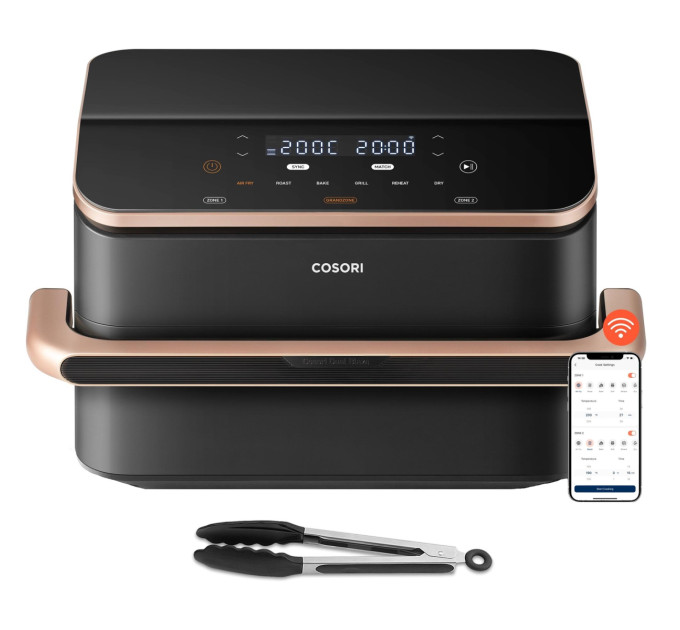 Cosori Мультипіч Cosori Dual Blaze Twinfry CAF-TF101S-AEUR (KAAPAFCSSEU0204Y)