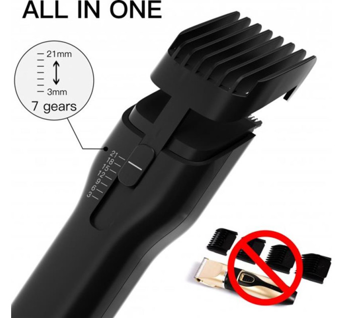 Enchen Машинка для стрижки Xiaomi Enchen Boost Black Set + Пеньюар і ножниці