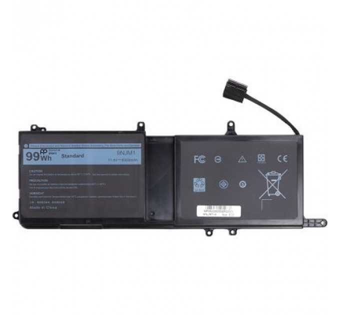 Акумулятор до ноутбука PowerPlant Dell Alienware 15 R3 (9NJM1) 11.4V 8333mAh (NB530007)
