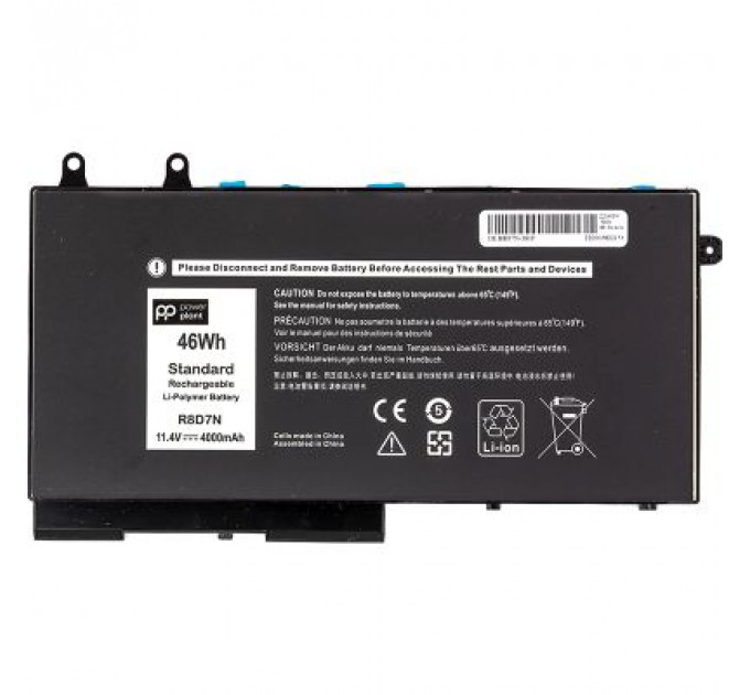 Акумулятор до ноутбука PowerPlant Dell Latitude 5400 E5400 Series (R8D7N) 11.4V 4000mAh (NB441617)