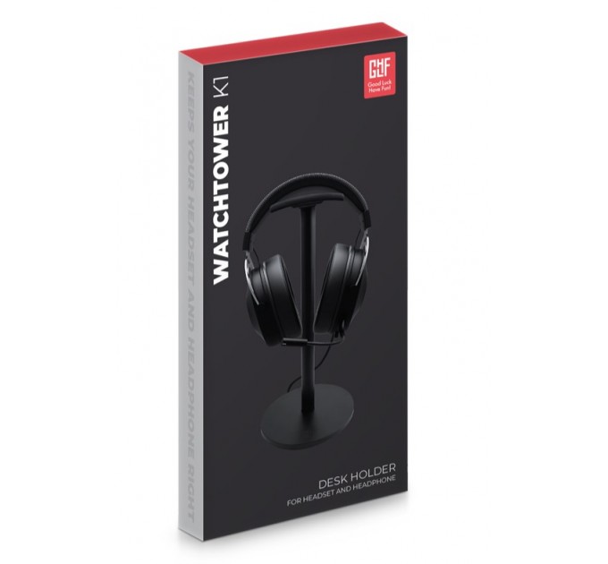 Тримач для навушників GLHF Watchtower K1 Black (FGLHH22BKWTOWER1K)