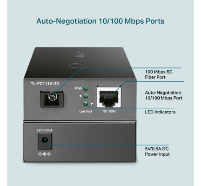 TP-Link Медіаконвертер TP-Link FC111A-20