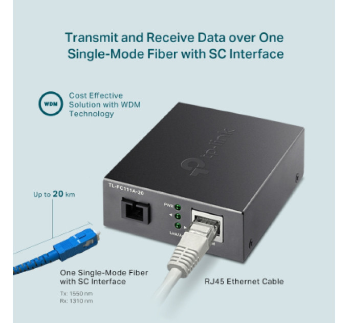 TP-Link Медіаконвертер TP-Link FC111A-20