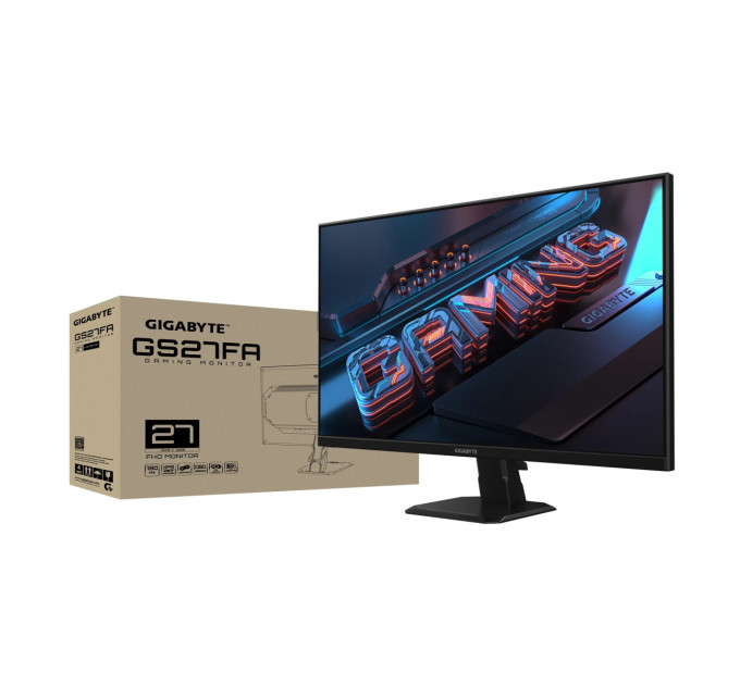 GIGABYTE Монітор Gigabyte 27" GS27FA IPS Black 180Hz