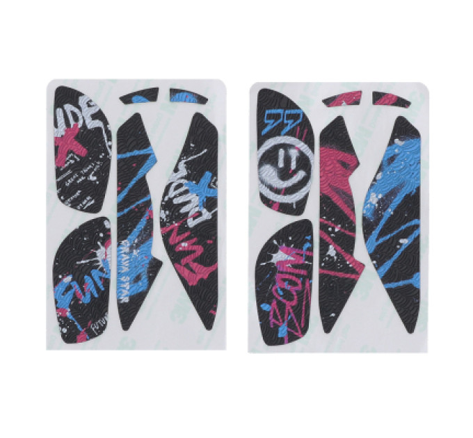GravaStar Мишка GravaStar Mercury X Pro 8K RGB Wireless/Bluetooth/USB Neon Graffiti (GS_X_PRO_CG_BLK)