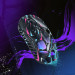 GravaStar Мишка GravaStar Mercury X Pro 8K RGB Wireless/Bluetooth/USB Neon Graffiti (GS_X_PRO_CG_BLK)