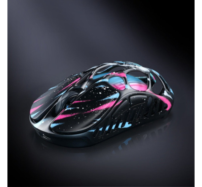 GravaStar Мишка GravaStar Mercury X Pro 8K RGB Wireless/Bluetooth/USB Neon Graffiti (GS_X_PRO_CG_BLK)