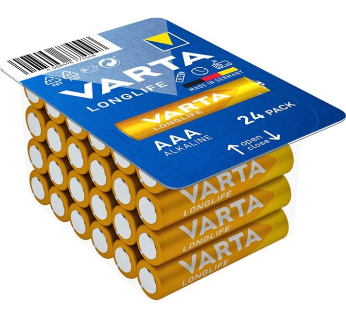 Varta Батарейка Varta AAA Longlife лужна * 24 (04103301134)