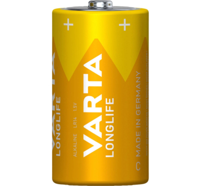 Varta Батарейка Varta C (LR14) Longlife лужна * 2 (04114101422)