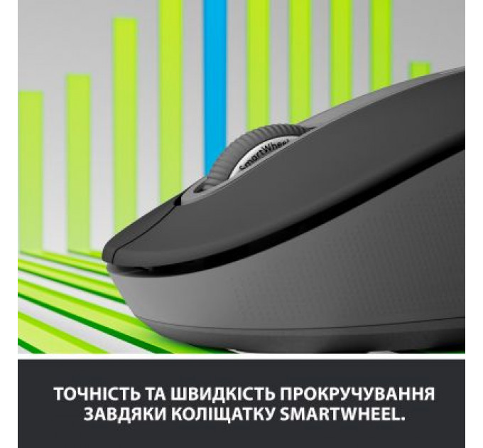 Мишка Logitech Signature M650 Wireless Graphite (910-006253)
