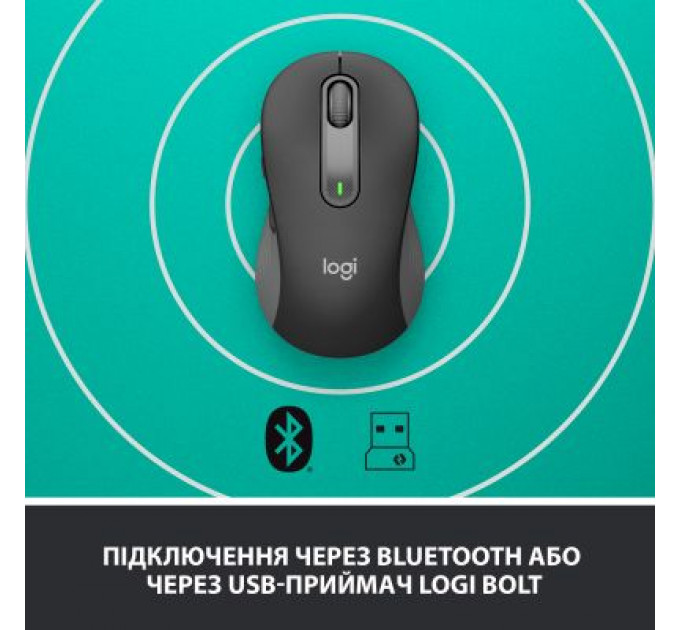 Мишка Logitech Signature M650 Wireless Graphite (910-006253)