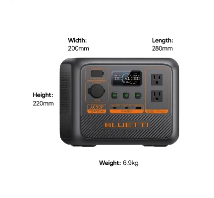 Зарядна станція BLUETTI PowerOak AC50P 700W (AC50P)