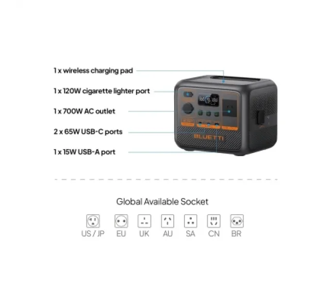 Зарядна станція BLUETTI PowerOak AC50P 700W (AC50P)