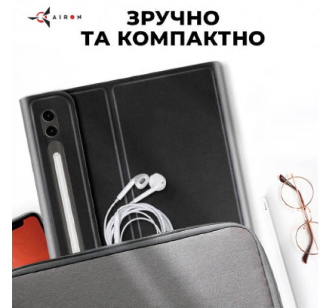 Чохол до планшета AirOn Premium Samsung Galaxy Tab S9 Plus 12.4'' 2023 + Bluetooth Keyboard (4822352781116)
