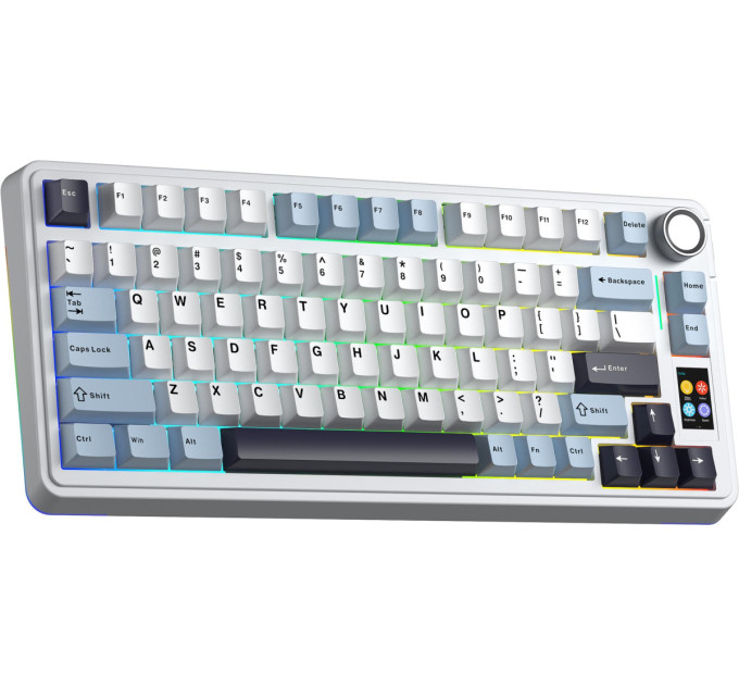 Aula Клавіатура бездротова Aula S75 Pro White (6978080502148)